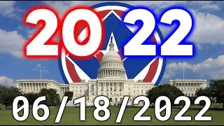 The 2022 Senate Elections as of June 18th, 2022