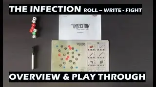 The Infection Roll Write Fight Board Game Overview and Play Through