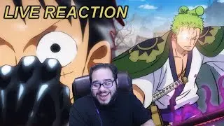 LUFFY AND ZORO FANS EATING GOOD!! - ONE PIECE EPISODE 900 LIVE REACTION! ワンピース