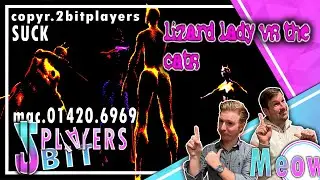 Let's Play Lizard Lady vs. The Cats | This Hurts My Eyes | 2-Bit Players SUCK!
