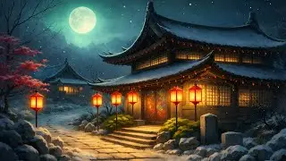 🌕Winter Solstice Serenade – Guzheng Christmas Melodies for a Peaceful Night 🎶 #erhu #guzheng