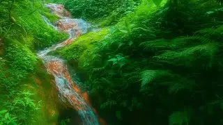 Exotic Waterfall Ambience in Mountain Wilderness | White Noise  The Psychology of Relajaci&oacute;n y Sue&ntilde;o