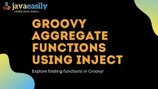 Groovy Aggregate Functions Using Inject