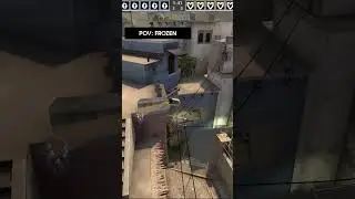 frozen Alternative Window Smoke. #shorts #csgo