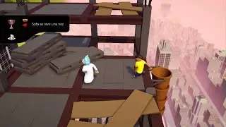 Gang BeastXD jugando con mi hermano