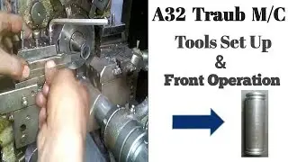How to Set up Tools in A32 Traub M/C | Tamil