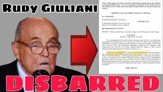 BREAKING: RUDY GIULIANI DISBARRED #news #rudygiuliani #trending