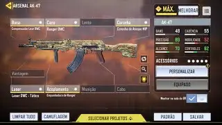 TESTANDO MINHA CLASSE DA AK-47 | SEM RECUO | COD MOBILE
