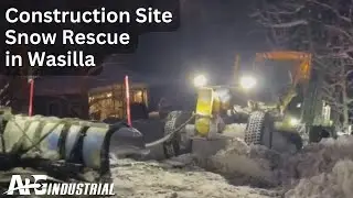 Construction Site Snow Rescue in Wasilla