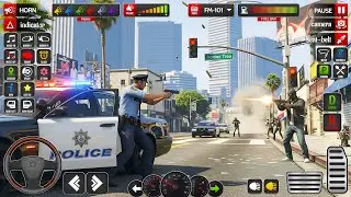 Police Car Chase Simulator 3D 2026 - Real Cop Cars Driving Multi-Storey - Android GamePlay