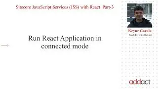 Sitecore JavaScript Services (JSS) with React - Part 3