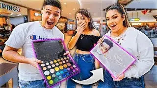 GIVING STRANGERS JAMES CHARLES PALETTE FOR CHRISTMAS!!