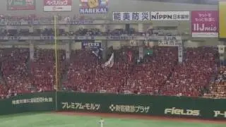 広島東洋カープ 安部への死球からのコンバットマーチ 優勝決定試合