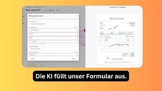 KI und Prozesse: Automatisches Ausf&uuml;llen von Rechnungsformularen