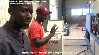 Машина для сварки 3D-панелей EPS/EPS 3D panel welding machine in Senegal Africa