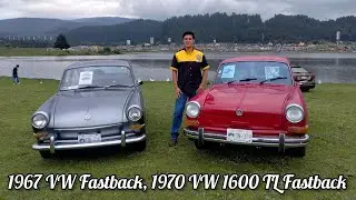 1967 VW Fastback, 1970 VW 1600 TL Fastback. Bellos Autos.