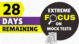 28 Days REMAINING in NEET 2022 & MOCK Test SUNDAY TOMORROW - Are you READY?