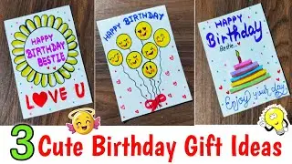 3 😍 Cute Happy Birthday Card 💕😍 | Birthday Greeting Card | Friend Birthday Cards | Birthday Drawing