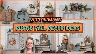 *RUSTIC FALL DECOR IDEAS THAT ARE STUNNING!!* Farmhouse Style Fall Diys~Crafting my Stash for Fall!