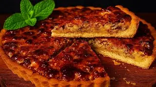 Easy Homemade Walnut Tart | Quick & Delicious Dessert/ Nut pie