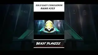 Conqueror Done ✅️ in bgmi| Solo Tpp Conqueror Rank #353