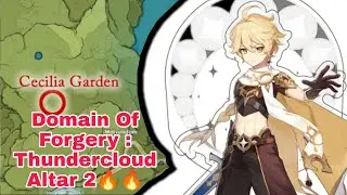 Domain Of Forgery : Thundercloud Altar 2 || Genshin Impact Gameplay by The KHE 🔥