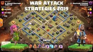 TH12 TH11 War Attack Strategy 2019 | Mafia Rantau Vs Hokage | New War Attacks 2019