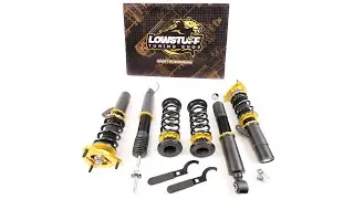 VW PQ 50мм Audi A3 8P Skoda Octavia A5 VW golf 5 6 Винтовая подвеска  койловеры LOWSTUFF EVO-III