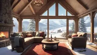 cosey lodge extended - relaxing piano music, sleep and study music