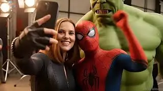 Superheroes Studio Selfie