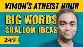 Atheist counters Abrahamic arguments from argumentative Hindus