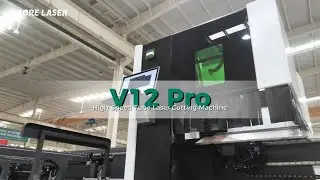 The V12 Pro High-Speed Tube Laser Cutting Machine in action
