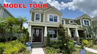 Castlefield Townhome model in Meridian Parks - Mattamy Homes Lake Nona
