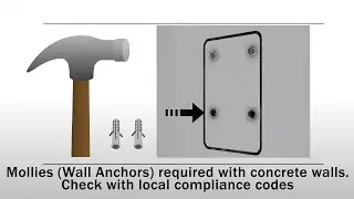 James Martin 305/850 Bathroom Vanity Wall Mounting Installation Instruction