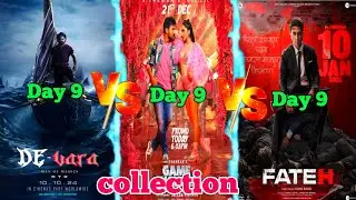 Devara 🆚 Game Changer 🆚 Fateh | 9Day Worldwide Collection Comparison 🔥 🔥 BOX office collection