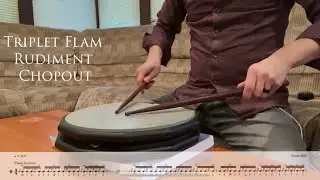 Triplet Flam Rudiment Chopout - Snare Drum Exercise (DOWNLOAD FREE PDF)