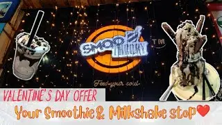 Best Milkshake & Smoothie stop❤️| SmooTheory🧋 | Valentine's offer |Must try budget friendly 👍|#4Vlog