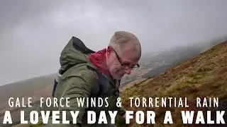 Hiking in Savage Welsh Winds - We Had to Retreat to the Pub!