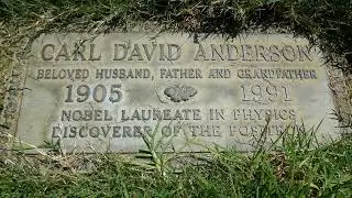 Physicist Carl David Anderson Grave Forest Lawn Hollywood Hills Los Angeles California USA 9-1-2023