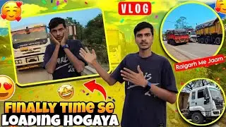 Raigarh me jaam me fas gaya 😢 || bahut muskil se aaj ka trip cover hua 😇 || #driverlife