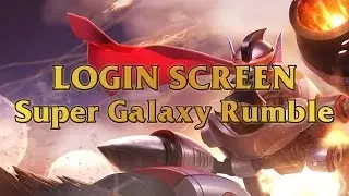 Super Galaxy Rumble Login Screen With Music And Animation