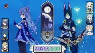C4 R0 Keqing & C2 R0 Tighnari | Spiral Abyss 6.0B ~ Floor 11 | Genshin Impact Luna II