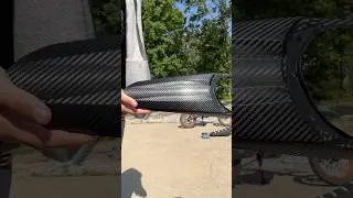 Soleil supplies carbon wrapped rear fender #tuttio #ebike #upgrade #emoto #dirtbike