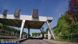 A4 P&eacute;age de Puttelange-aux-Lacs (FR) direction Paris #roadtrip #highway #dashcam