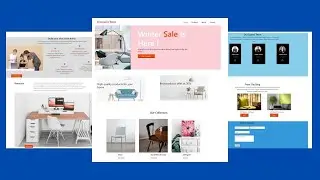 How To Make Ecommerce Website Using HTML And CSS Step By Step | Create e-Commerce Website
