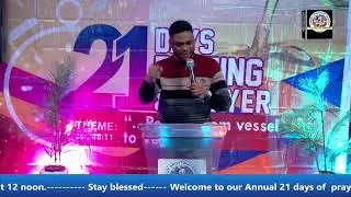2026 Annual 21 Days Fasting and Prayer, Day 2