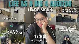 cpa diaries 🌹 a day in my life as a big 4 auditor (spreadsheets, meetings, etc) vlogmas day 1 🎄