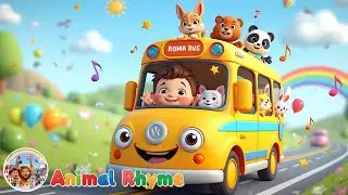 Wheels on the Animal Bus | Jack&rsquo;s Viral Jungle Town | Learn Animal Sounds & Actions