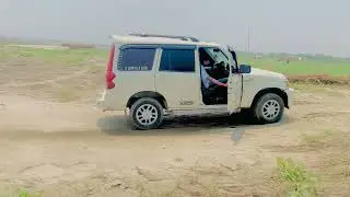 🥵Ya kya ho gya😱  #scorpio #scorpiostatus #tractor #neshu #shortsfeed #tractorstunt #thar #tharvideos