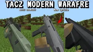 Tacz Modern warfare 19 Update | bedrockedition | mcpe | Gun addon | 1.21.111+ | Nathz showcase 